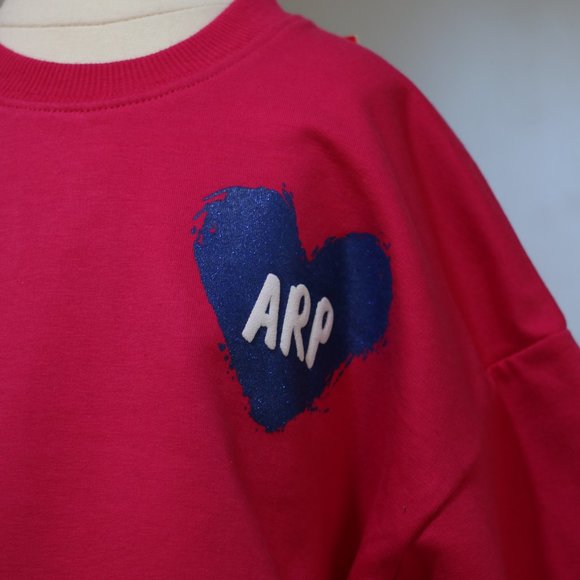 Agatha Ruiz De La Prada pink sweat top NWT - Picture 2 of 3